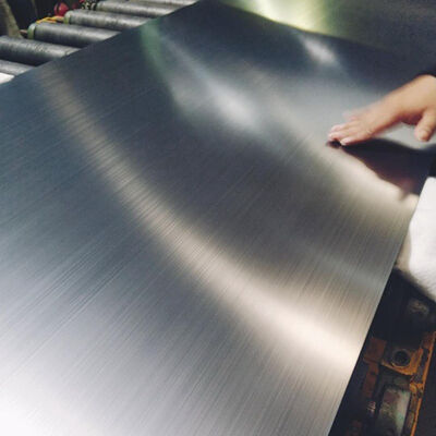 Good price 304 Grade Hairline Stainless Steel Sheet with Cross Brushed Surface in Four Feet Size online