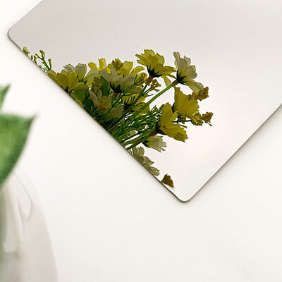 304 Grade Mirror Finish Decorative Stainless Steel Sheet 1219x2438mm for Architectural Decor