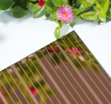 Good price Rose Gold Color Mirror Finish Etched Stainless Steel Sheet Decoration Plate 1.0mm Thickness online