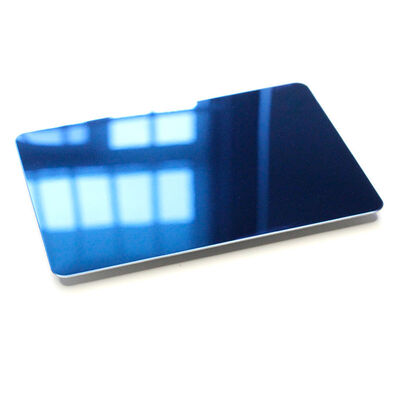 Mirror Finish Sapphire Blue Decorative Stainless Steel Sheet Four Feet for Elegant Decor