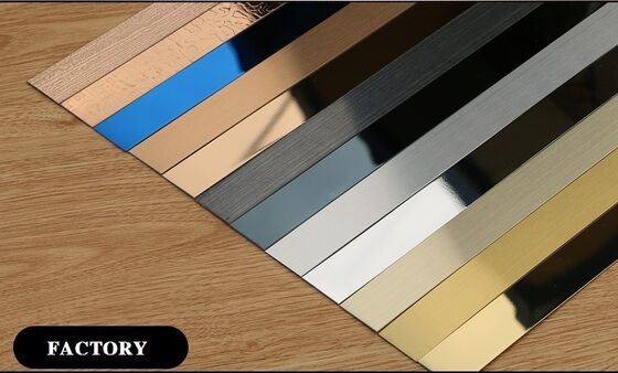 Good price Manufacturer PVD Coating Metal Stainless Steel Adhesive Roll Flat Tape online