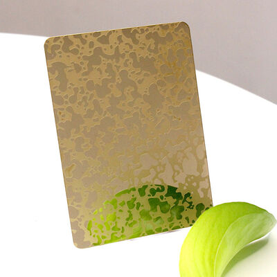 Various Color Coating 201 304 Etching Stainless Steel Plate
