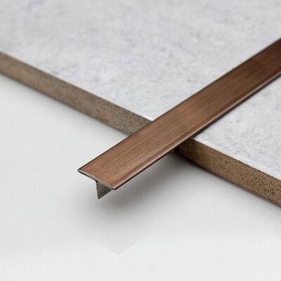Rose Gold 304 Stainless Steel Edge Trim 10 Feet Metal Profile for Tile Protection