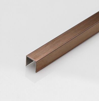 Wholesale Rose Gold Brushed Stainless Steel U Channel Trim for Wall