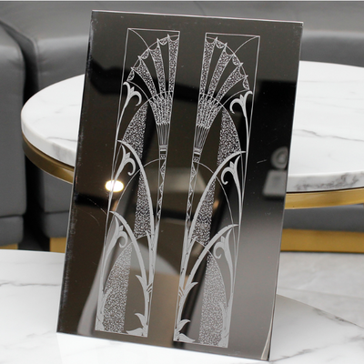 New Mirror Etched 304 Stainless Steel Sheet for Luxury Elevator Decor