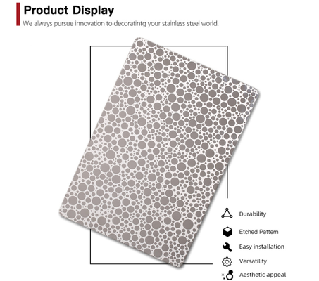 Elevator Cabin Sheet,304 Mirror Etching Pattern Stainless Steel For Elevator Cab Interior Design
