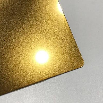 Good price PVD Gold Color Coated Decorative Stainless Steel Sheet with 1000mm Width and 7c PVC Film online