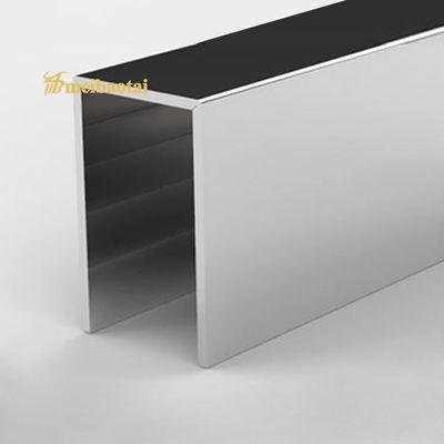 304 Stainless Steel U Channel Tile Trim with 0.65mm Thickness and Mirror Surface for Decorative Corner Protection