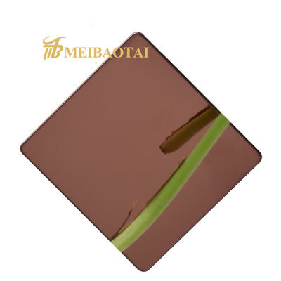 Good price PVD Color Mirror Finish Decorative Stainless Steel Sheet DIN Standard for Elegant Wall and Ceiling Decor online
