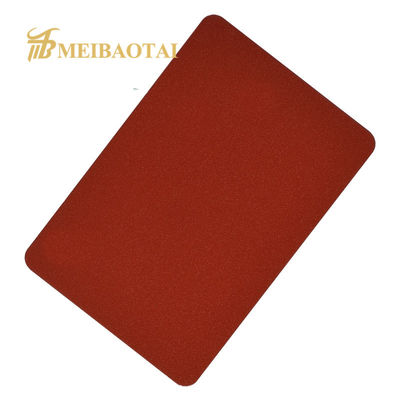 1219mm Width PVD Color Coated Sandblasted Decorative Stainless Steel Sheet for Kitchen Walls