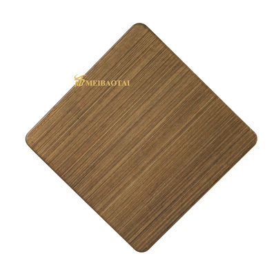 Good price 8c PVC Film 304 Grade Hairline Stainless Steel Sheet Wall Plate in 1219x2438mm Size online