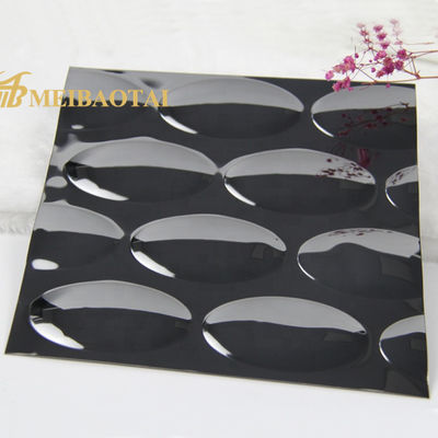 Good price 304 Grade Mirror Finish Embossed Stainless Steel Sheet with 3m Length for Decorative Wall Cladding online