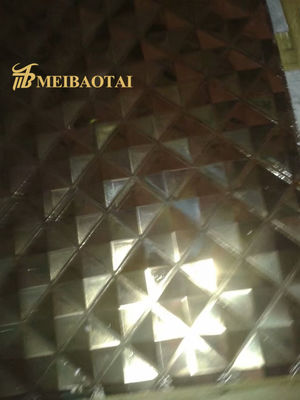 Good price 201 Stainless Steel Embossed Sheet with Golden PVD Coating and 0.85mm Thickness for Decorative Use online