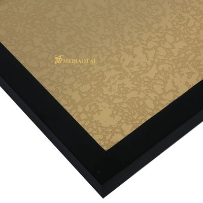 Good price 3048mm Gold Mirror Etched Stainless Steel Sheet for Elevator Cabinet Decoration online