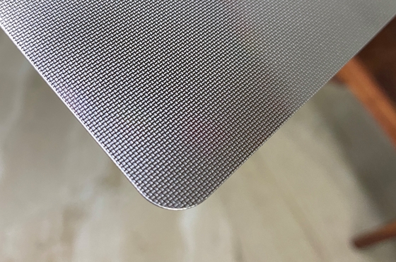Double PVC Embossed Stainless Steel Sheet SS 201 Material HV230 Hardness