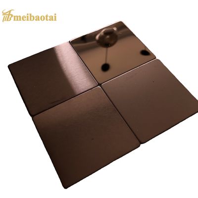 Good price Mirror Finish Decorative Stainless Steel Sheet 4x8 Size with 0.6mm Thickness online