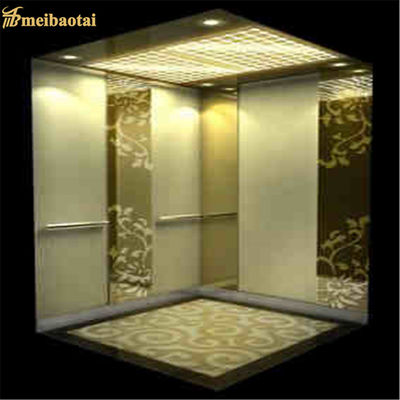 Good price Gold Lift Decorative Elevator Stainless Steel Sheet with 0.95mm Thickness and EN Standard online