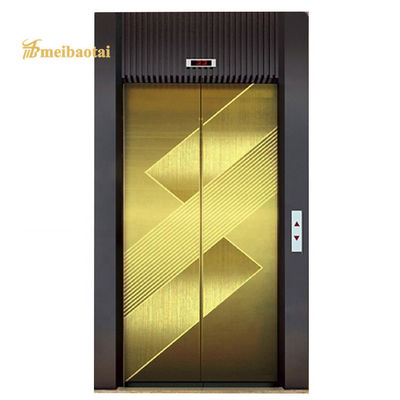 Good price PVD Golden Coated Hairline Finish Stainless Steel Sheet 1219x2438mm for Elevators online