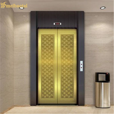 Good price Etching 201 Stainless Steel Sheet PVD Coated Gold Mirror Elevator Stainless Steel Sheet online
