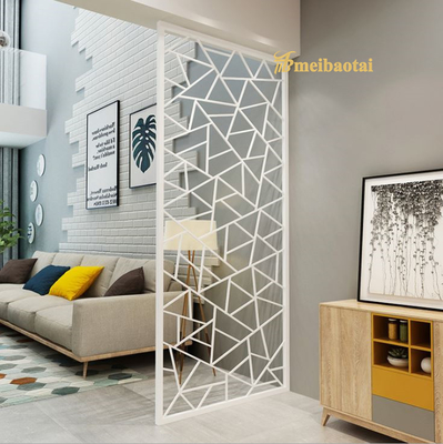 Laser Cut Stainless Steel Wall Divider PVD Coated HV230 Hardness
