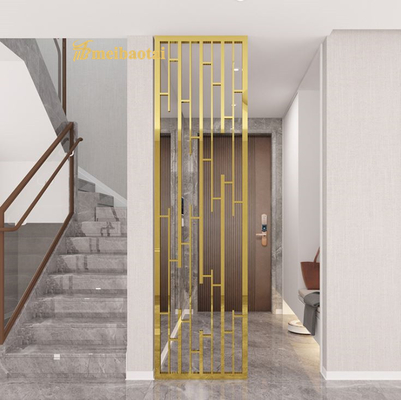 304 Stainless Steel Room Divider , 3048mm Metal Partition For Living Room
