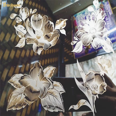 Good price 0.55mm Thickness Polished Flower Pattern Etched Stainless Steel Sheet Grade 201 Stainless Steel Plate online