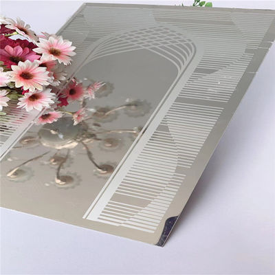 Good price SUS304 Mirror Etched Elevator Stainless Steel Sheet with 8ft Length and 304 Grade online