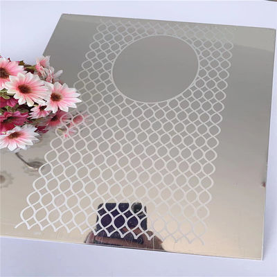 304 Stainless Steel Sheet with Gold Mirror Finish 1219x2438mm for Elevator Decoration