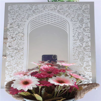 Good price Polished Etched Stainless Steel Sheet 0.75mm Thickness with 70 Micron PVC Film for Decorative Applications online