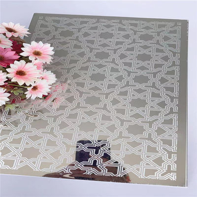 Polished Finish DIN Standard 304 Stainless Steel Etched Sheet with 1.15mm Thickness