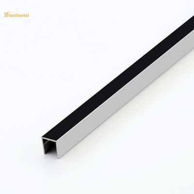 304 Stainless Steel U Shape Polished Surface Tile Trim for Wall Paneling