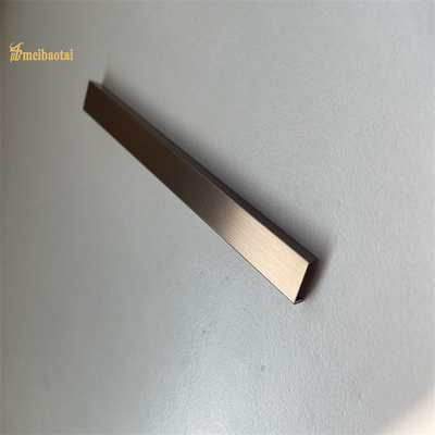 SS201 U Profile Stainless Steel Outside Corner Trim 8mm