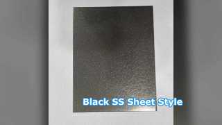 Black SS Sheet Vibration Decorate Four Feet